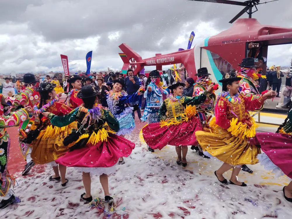 La Alcaldía de El Alto lanzó la agenda carnavalera 2026. FOTO: GAMEA