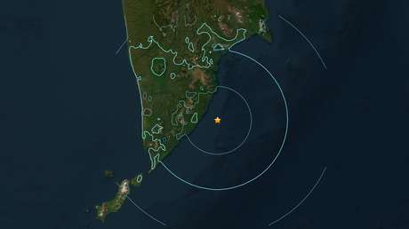 Un terremoto de magnitud 6,4 sacude las costas de la península rusa de Kamchatka