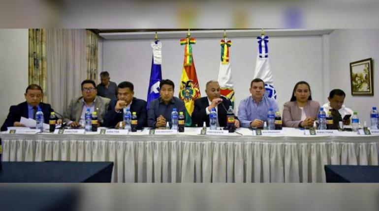 Una reunión anterior del Consejo de la Federación Boliviana de Fútbol. | FBF.