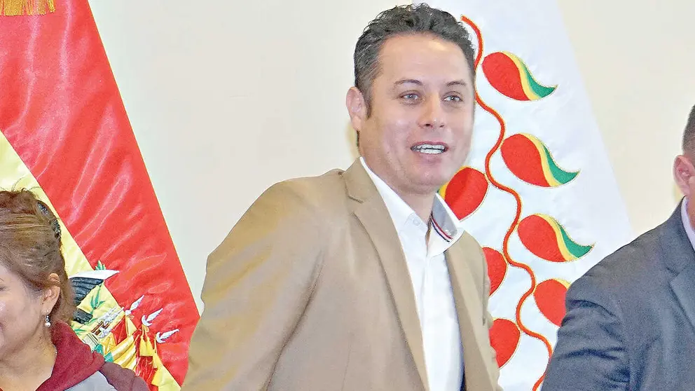 El vicepresidente Edmand Lara en una imagen de archivo. / APG