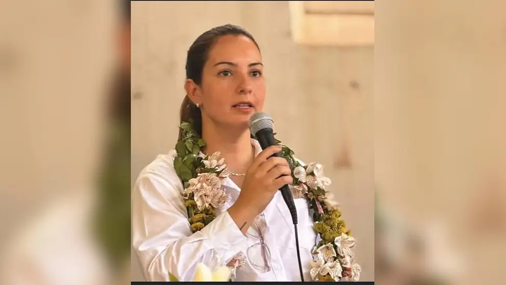 Candidata a concejal, Laura Rojas. RRSS.