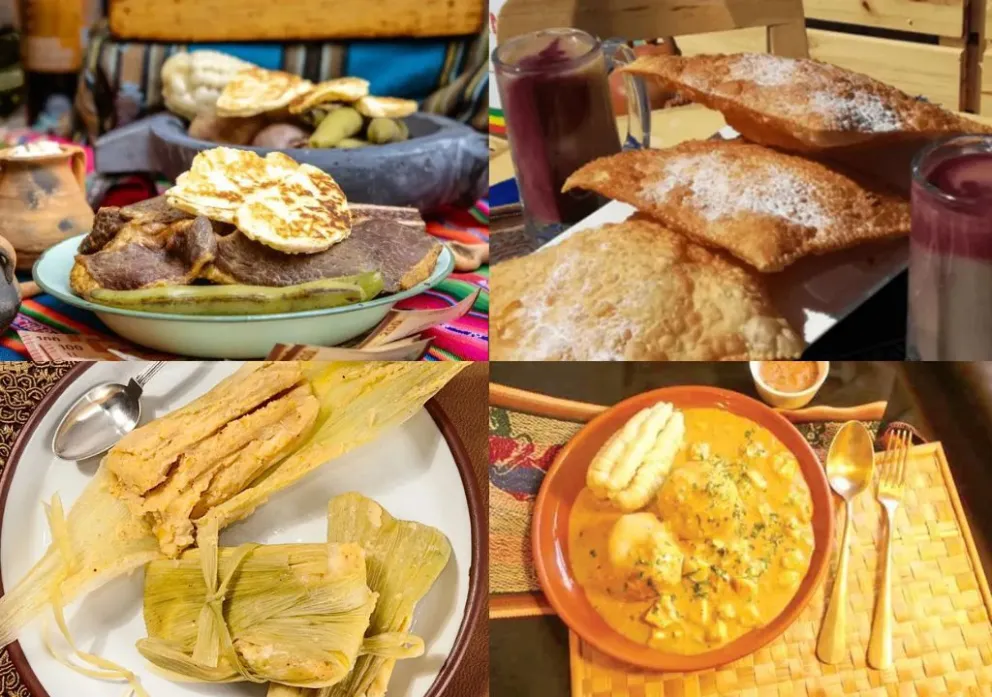 Los platos que se consumen en Alasita. Fotos: Red Uno, Opinión y RRSS