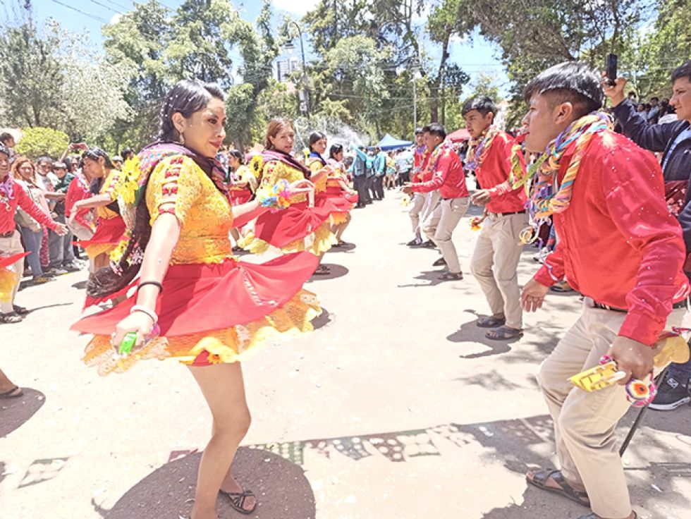 SUCRE. Postales del lanzamiento del Carnaval de Sucre, este sábado en el Parque Bolívar.