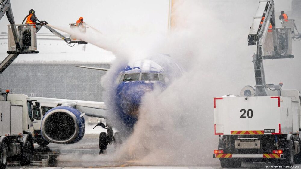 Casi 10.000 vuelos fueron cancelados debido al temporal Casi 10.000 vuelos fueron cancelados debido al temporal
