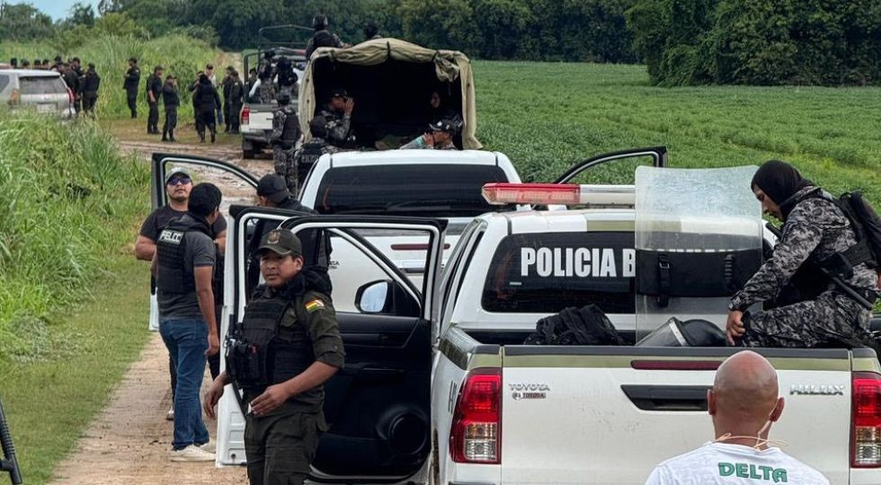 El despliegue policial contra los avasallamientos.