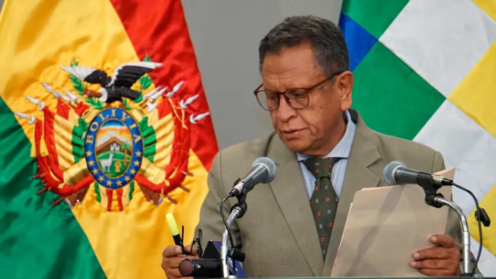 El ministro de Gobierno, Marco Antonio Oviedo./APG