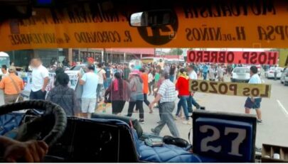 Transportistas marchan en Santa Cruz exigiendo alza del pasaje a Bs 4,58