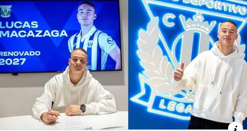 Boliviano Lucas Macazaga extiende contrato con el Leganés de España
