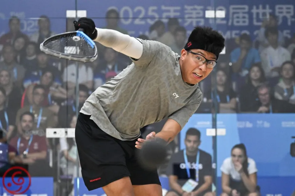 Moscoso golpea la pelota en un anterior torneo. Foto: Archivo Sports 360.