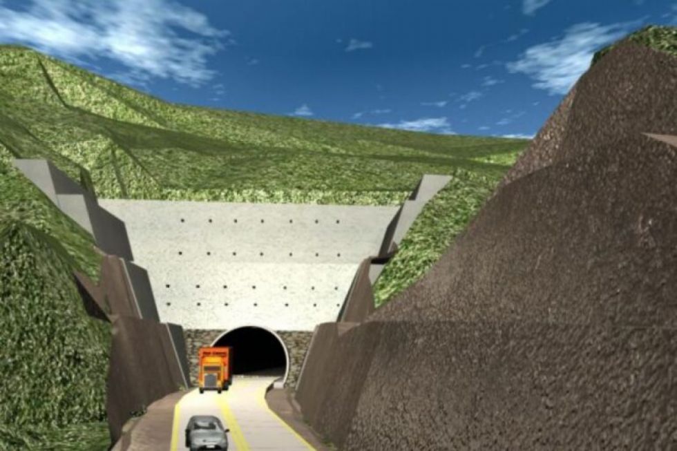 La maqueta virtual del túnel que atravesaría la reserva del Aguaragüe