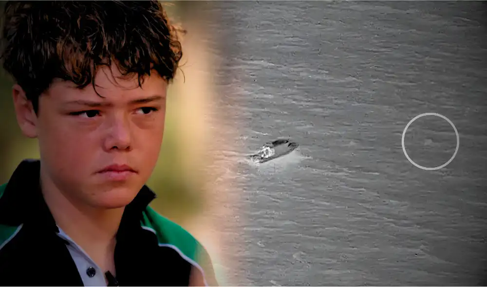 Austin Appelbee nadó durante 4 horas para salvar a su familia en Australia. Austin Appelbee nadó durante 4 horas para salvar a su familia en Australia.