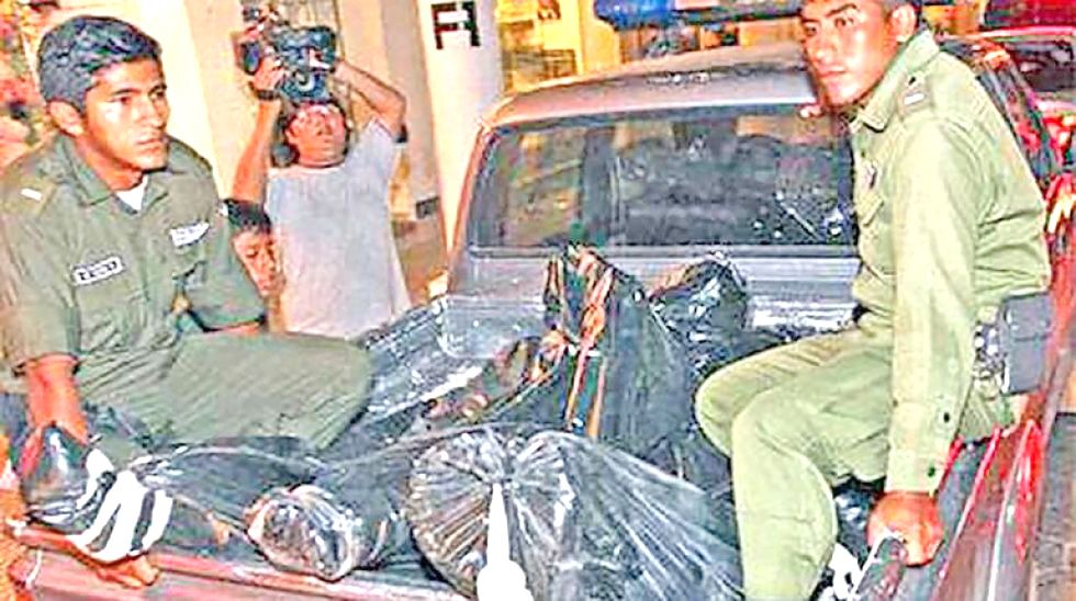 SANTA CRUZ. El operativo policial en 2009.