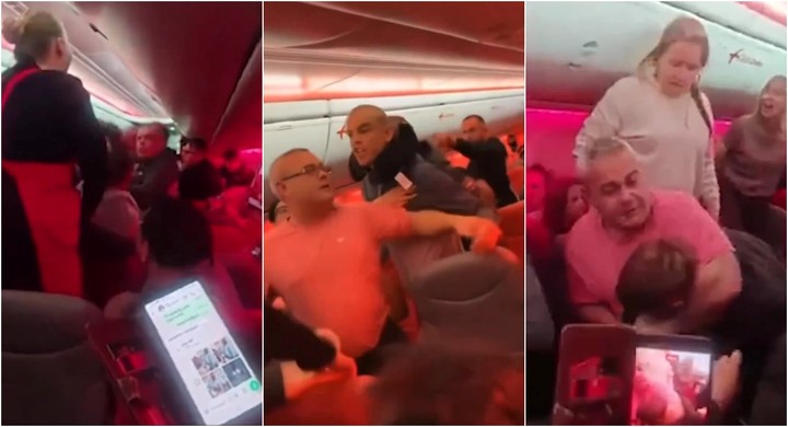 El altercado comenzó en pleno trayecto entre Antalya, Turquía, y Manchester, Inglaterra.