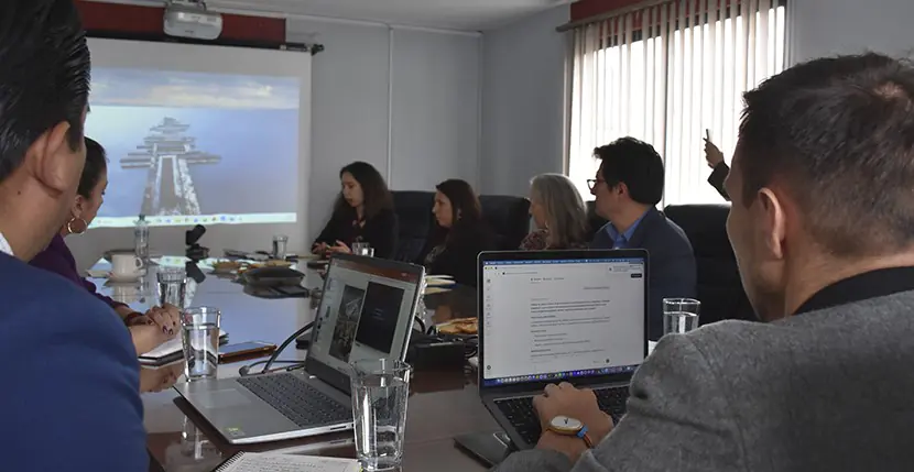 Representantes del Senapi, la delegación de la MCC y de la Embajada de Estados Unidos en Bolivia se reúnen. (Foto: Senapi)