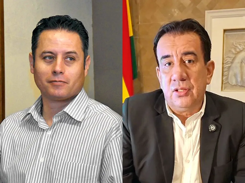 Lara y Soliz. Fotos: Archivo y captura