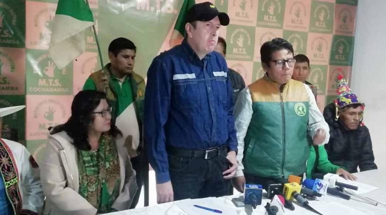 El candidato del MST, Alejandro Mostajo. | Los Tiempos