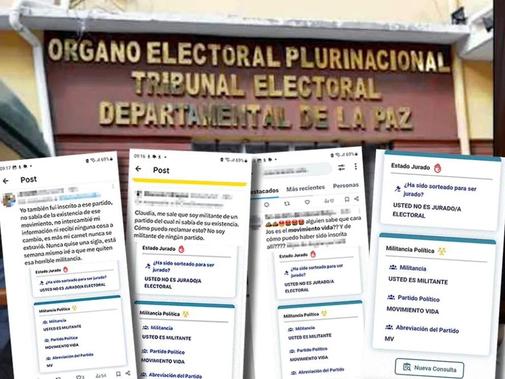 Las denuncias que algunos ciudadanos realizaron en sus redes sociales. Foto: Composición Visión360