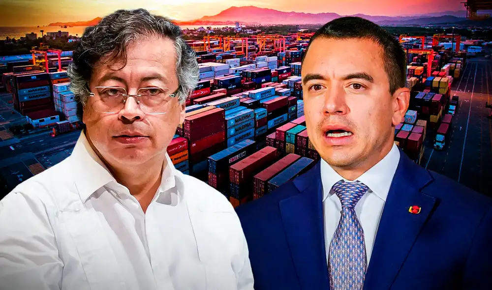 Daniel Noboa ya había informado que impondrá una "tasa de seguridad" del 30% a las mercancías colombianas. Daniel Noboa ya había informado que impondrá una "tasa de seguridad" del 30% a las mercancías colombianas.