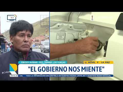“No hemos recibido resarcimiento por la gasolina”, dice dirigente de los Yungas y advierte con protestas