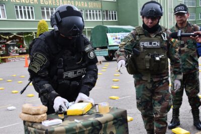 Justiniano reporta 1,4 toneladas de marihuana y más de 330 kilos de cocaína secuestrados a nivel nacional