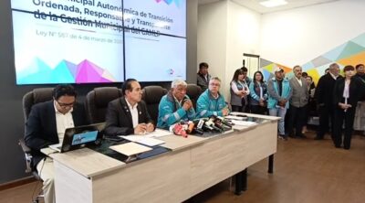 Arias y Dockwailer sostienen reunión, el lunes inicia la transición de mando en La Paz