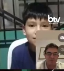 Paz transfiere su boleto a México a un niño de Santa Cruz para que apoye al combinado nacional en su partido con Surinam