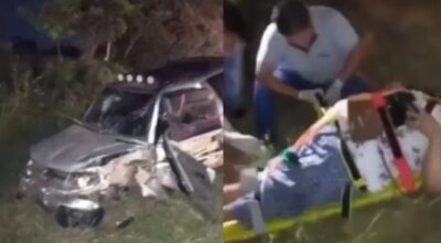 Cinco heridos, incluidos dos niños, tras choque frontal en Santa Cruz