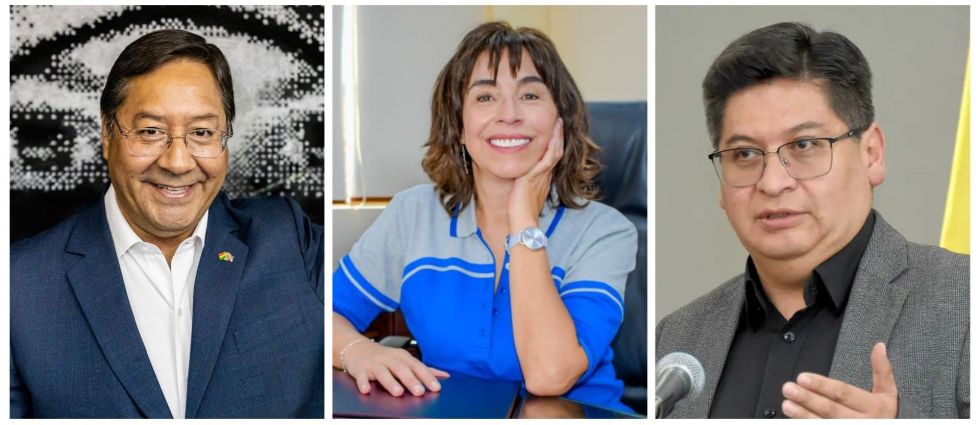 Luis Arce Catacora, Ninette Paz Bernardini, Marcelo Montenegro, El País
