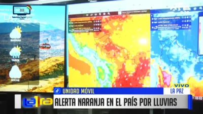 Declaran alerta naranja en el país por intensas lluvias