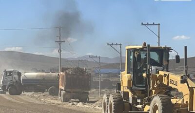 Doble Vía Oruro – Challapata: Obras reinician con el 31% de avance