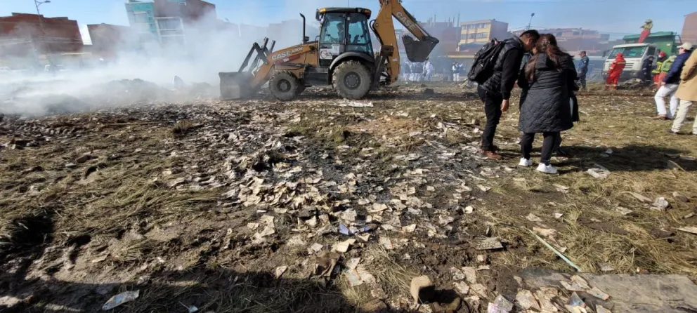 El accidente ocurrió el viernes pasado. Foto: ABI