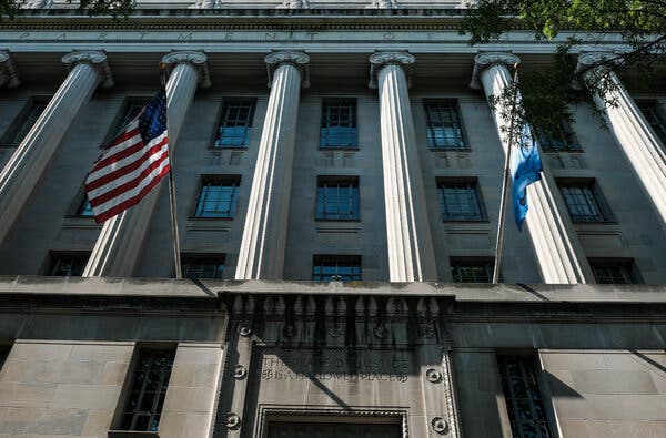 El edificio del Departamento de Justicia en Washington.