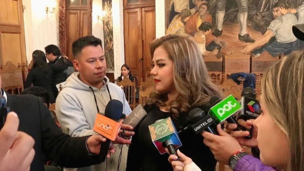 La vicepresidenta del Tribunal Supremo Electoral, Ximena Camacho Goyzueta.