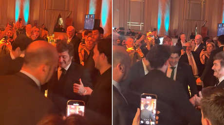 VIDEO: Milei baila al ritmo de canciones judías en una gala en Nueva York