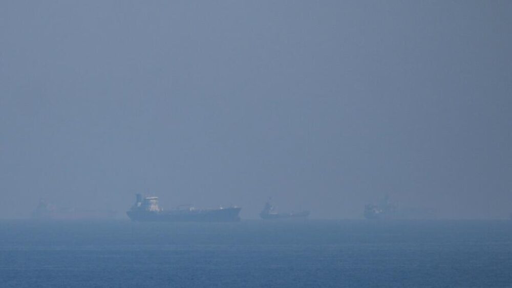 Petroleros atrapados en el estrecho de Ormuz, el 11 de marzo de 2026.