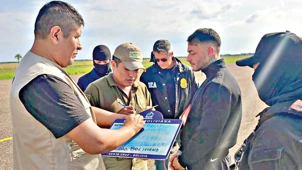 Sebastián Marset, antes de ser expulsado de Bolivia./ APG