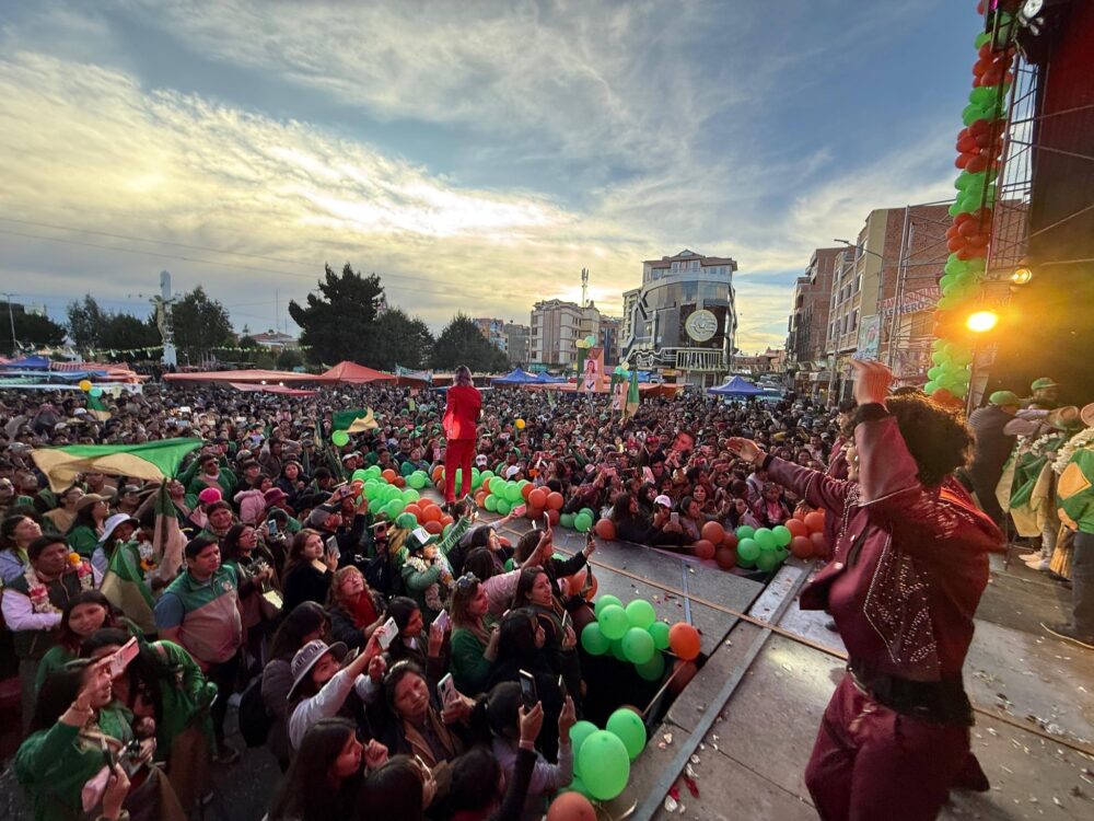 Cierre de campaña del MTS. Foto: Jorge Dulon.