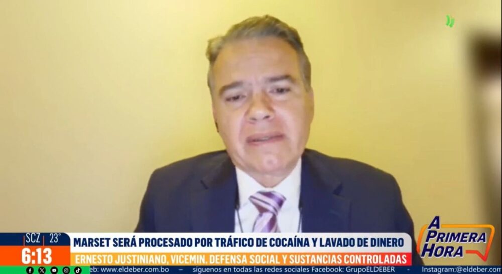 Viceministro Justiniano: "El desafío es desarticular la red logística y financiera que sostenía la organización de Sebastián Marset"