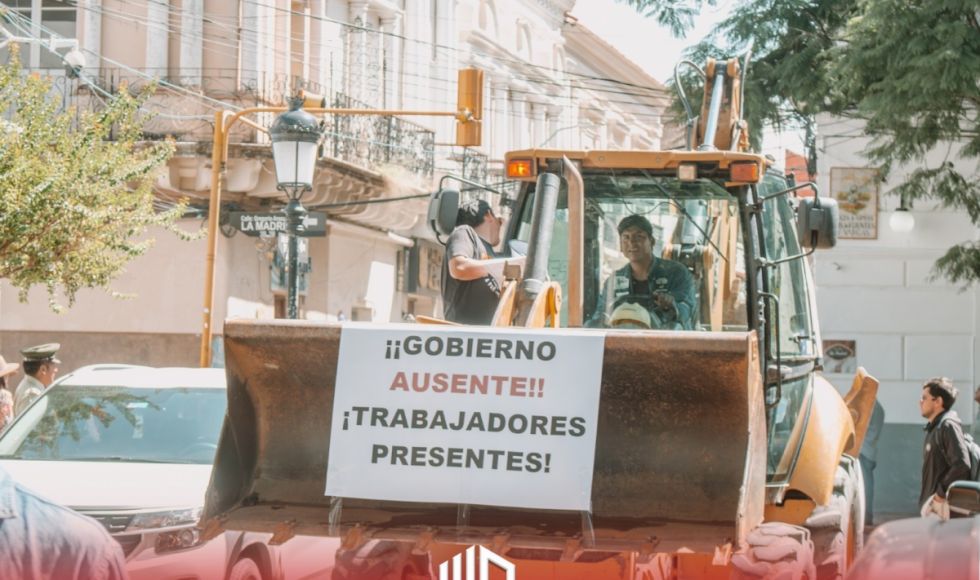 Constructores movilizados: piden ley de reactivación y pago de deudas