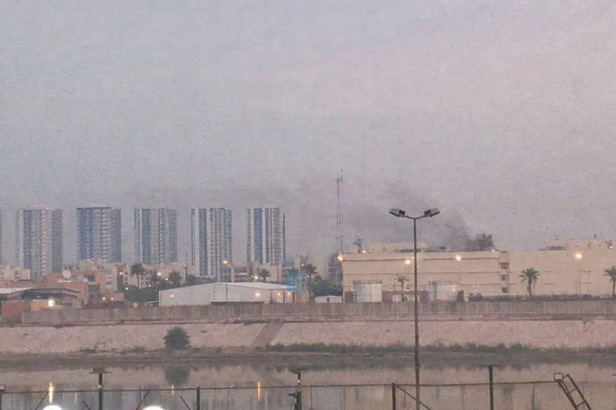 Embajada estadounidense en Bagdad recibe el impacto de un dron