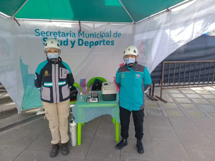Personal municipal de La Paz estará en apronte para la atención de emergerncias. FOTO: GAMLP