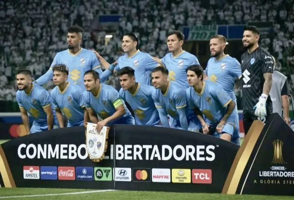 El plantel celeste que jugó la Libertadores de 2025. Foto: Conmebol.