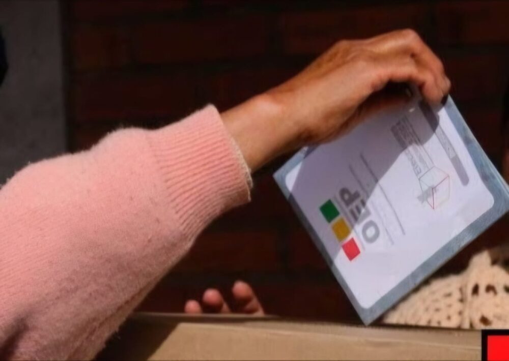 Imagen referencial del voto. Foto: Fiscalía General del Estado.