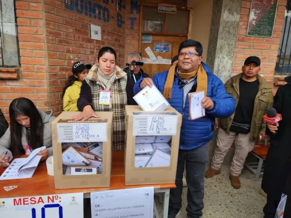 Eliser Roca, el ganador de las elecciones subnacionales en El Alto. Foto archivo