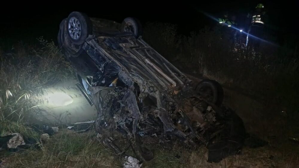 El motorizado quedó con varias averias