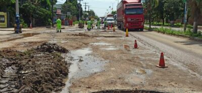 Intervienen en el tramo La Guardia – El Torno – La Angostura con trabajos de mantenimiento