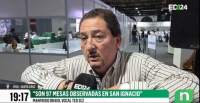 San Ignacio de Velasco: El domingo de Pascua se podría repetir la votación