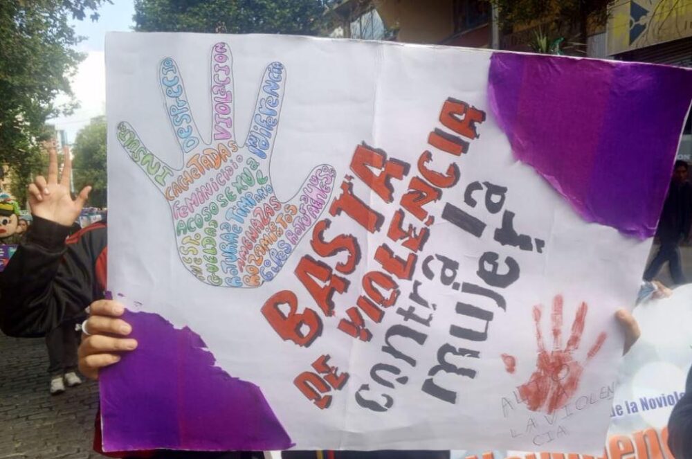 imagen referencial de lucha contra la violencia