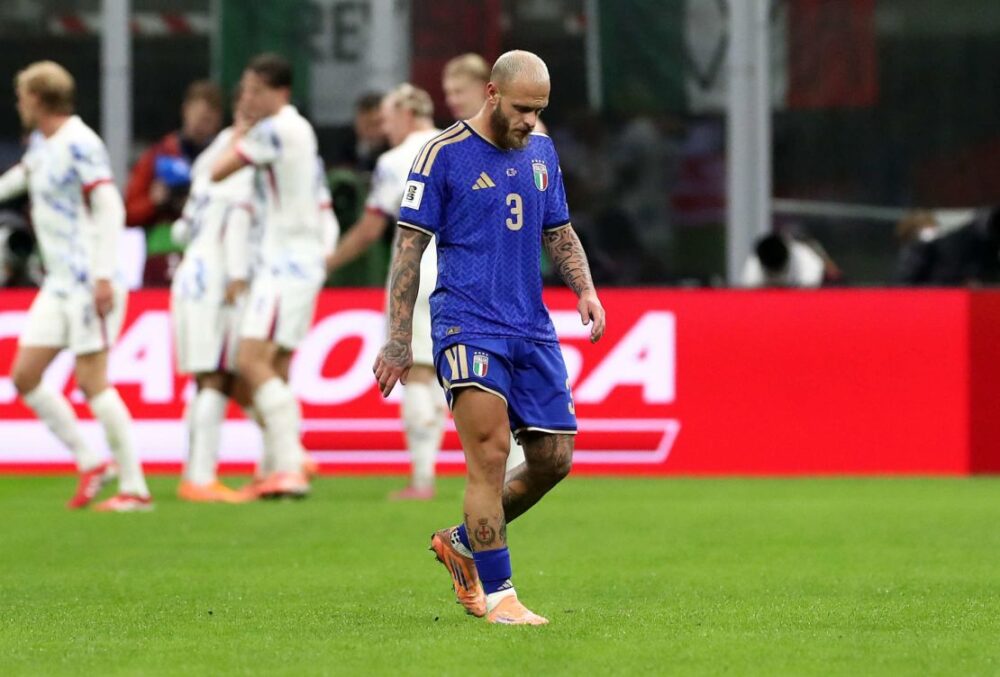 La clasificación de Italia al Mundial otra vez pende de un hilo. La última vez que jugó uno fue en 2014.