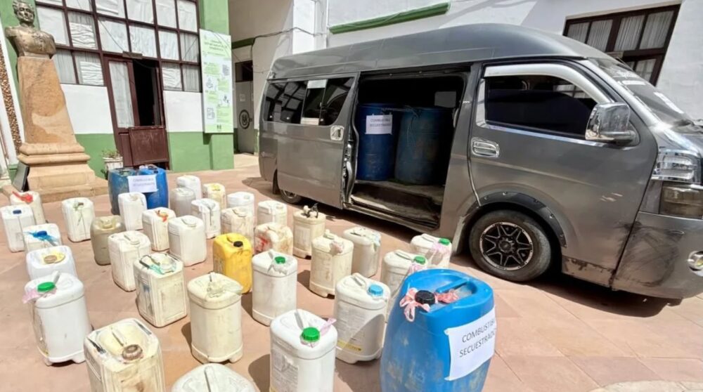 La Fiscalía presentará la imputación formal contra los implicados en almacenaje ilegal de combustible. Foto: FGE